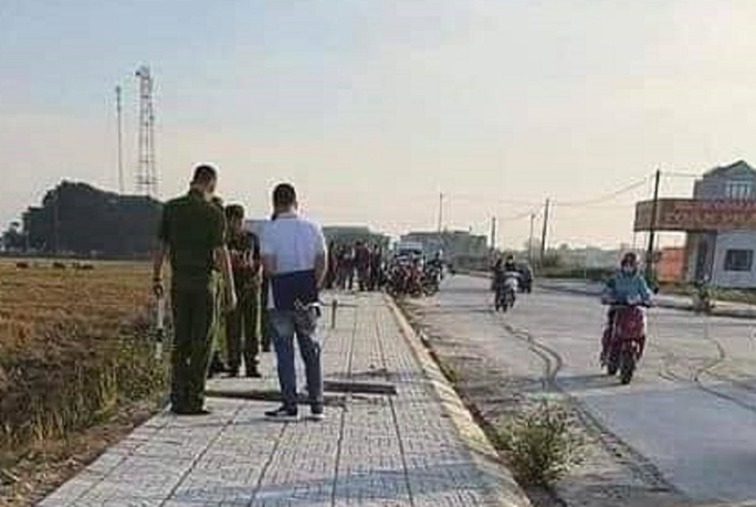 vu nguoi dan ong chet duoi ho ga o ninh binh bung co vet thuong