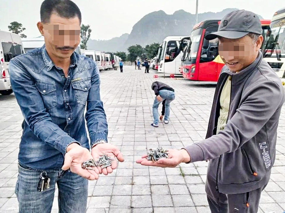 cong an noi gi ve nghi van dinh tac trong bai do xe tai chua tam chuc