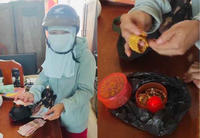 dong nai hai hoc sinh lop 5 nhat duoc hon 100 trieu dong tra lai nguoi danh roi2