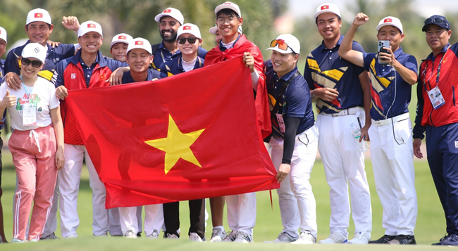 sea games 32 vdv 15 tuoi gianh huy chuong vang lich su cho golf viet nam2 sea games 32 vdv 15 tuoi gianh huy chuong vang lich su cho golf viet nam2