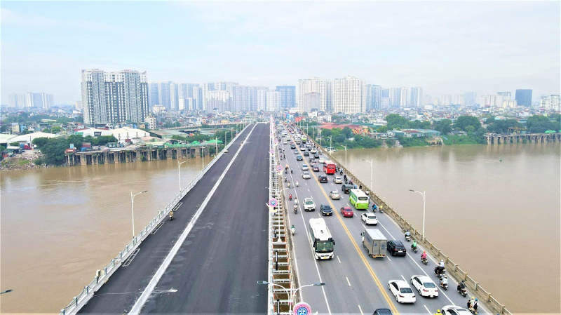 cau vinh tuy giai doan 2 chay nuoc rut thong xe ngay 10 10