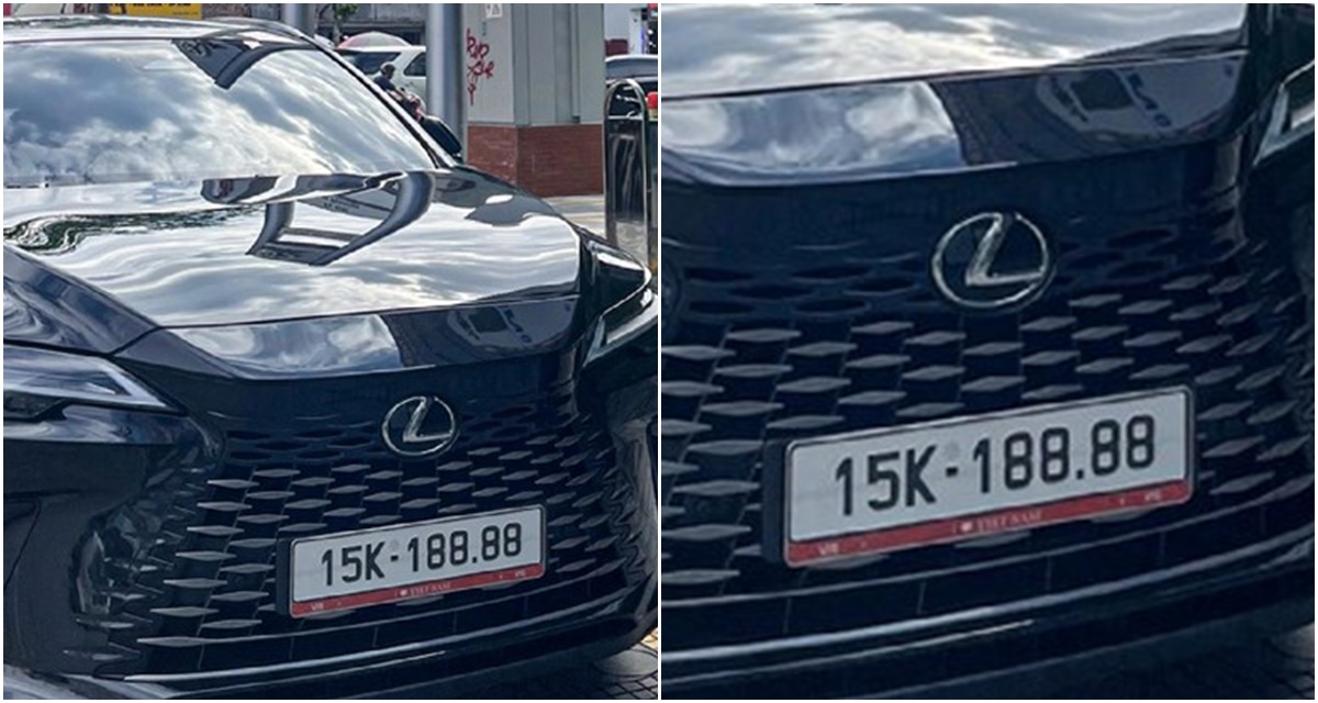 bien so 15k 18888 gan tren sieu xe lexus rx350 da lan banh2