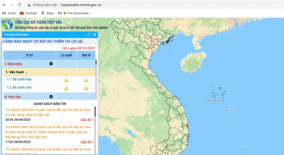 viet nam lan dau co he thong canh bao som ve dong set mua lu viet nam lan dau co he thong canh bao som ve dong set mua lu