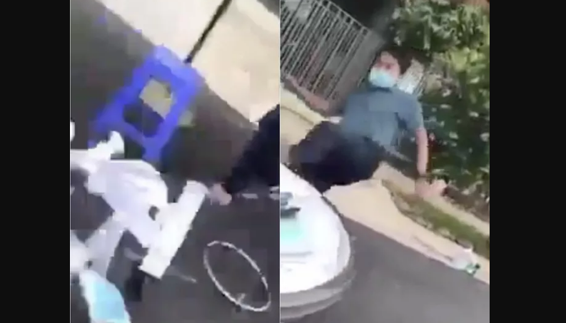 clip nguoi dan ong quat bien dap do ban lam viec cua nhan vien y te dspl clip nguoi dan ong quat bien dap do ban lam viec cua nhan vien y te dspl