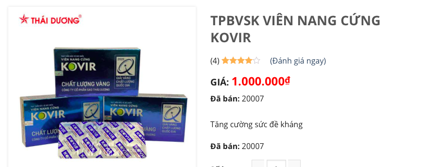 vien kovir mat tich tren website cua sao thai duong ddk