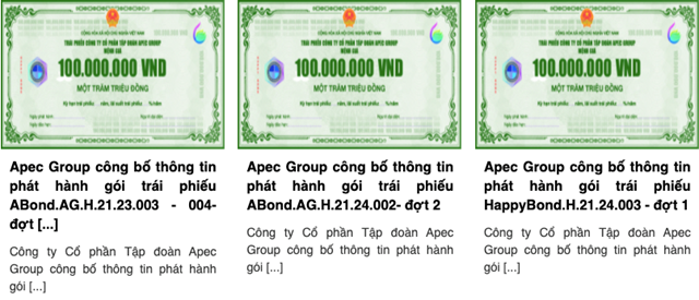 apec group phat hanh chui gan 500 ty trai phieu dspl