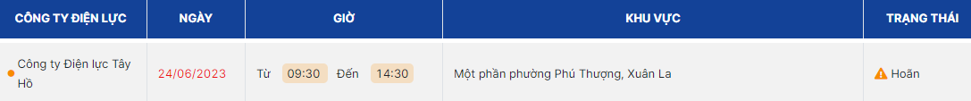 thong bao lich cat dien ha noi ngay mai 24 6 2023 cap nhat moi nhat1