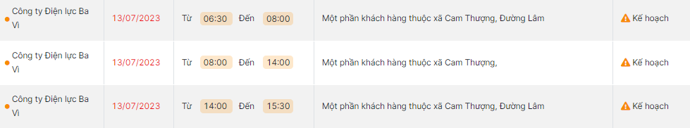 thong bao lich cat dien ha noi ngay mai 13 7 2023 cap nhat moi nhat13