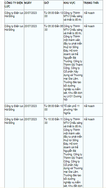 thong bao lich cat dien ha noi ngay mai 20 7 2023 cap nhat moi nhat5 thong bao lich cat dien ha noi ngay mai 20 7 2023 cap nhat moi nhat5