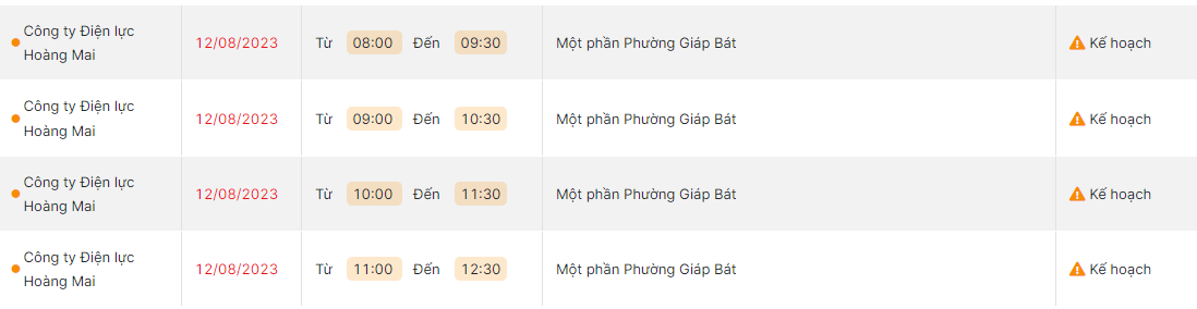 thong bao lich cat dien ha noi ngay mai 12 8 2023 cap nhat moi nhat10