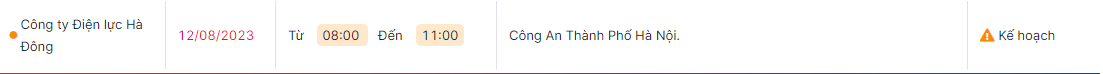 thong bao lich cat dien ha noi ngay mai 12 8 2023 cap nhat moi nhat13