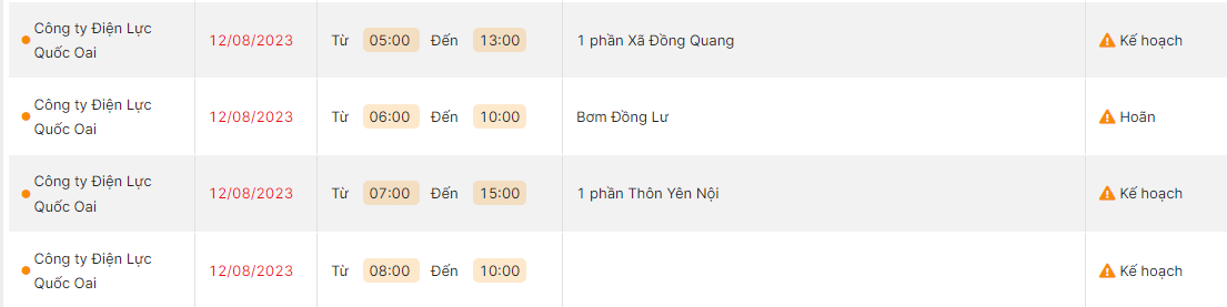thong bao lich cat dien ha noi ngay mai 12 8 2023 cap nhat moi nhat16