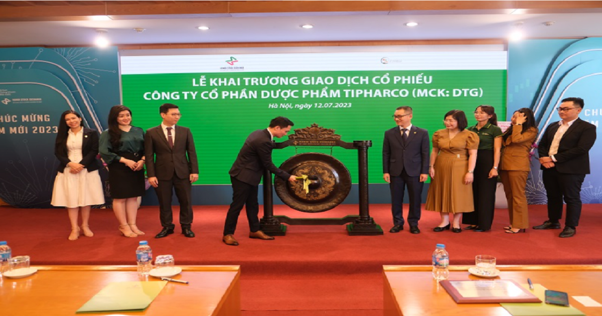 Tài chính 4.0 - Giá cổ phiếu Dược phẩm Tipharco (DTG) giảm 21,9% 