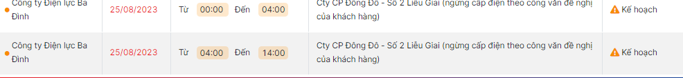 thong bao lich cat dien ha noi ngay mai 25 8 2023 cap nhat moi nhat3