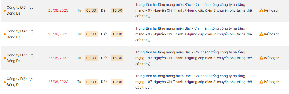 thong bao lich cat dien ha noi ngay mai 25 8 2023 cap nhat moi nhat4