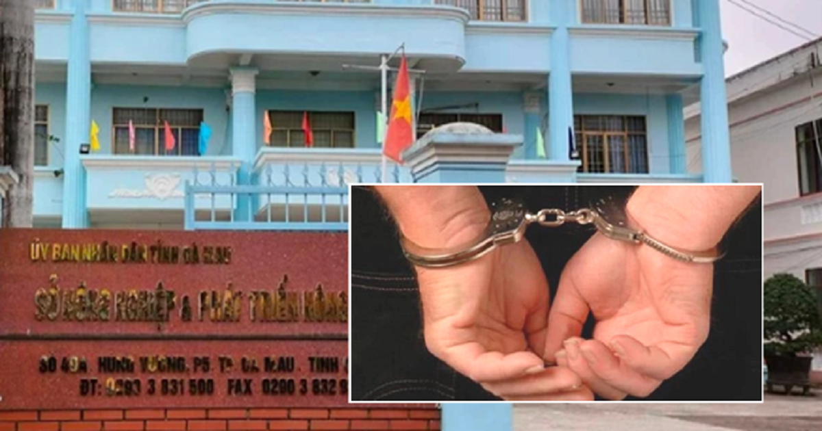 ca mau chanh thanh tra so nong nghiep va phat trien nong thon bi bat tam giam