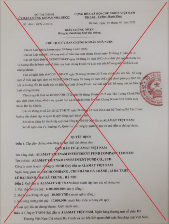alamat capital khang dinh khong lien quan den viec gia mao van ban cua uy ban chung khoan 1 alamat capital khang dinh khong lien quan den viec gia mao van ban cua uy ban chung khoan 1