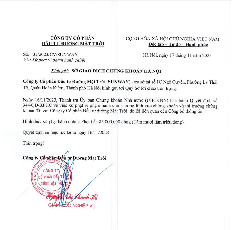 dau tu duong mat troi bi phat do vi pham linh vuc chung khoan nhung diem trung hop bat ngo voi cong ty chung khoan ssi 1 dau tu duong mat troi bi phat do vi pham linh vuc chung khoan nhung diem trung hop bat ngo voi cong ty chung khoan ssi 1