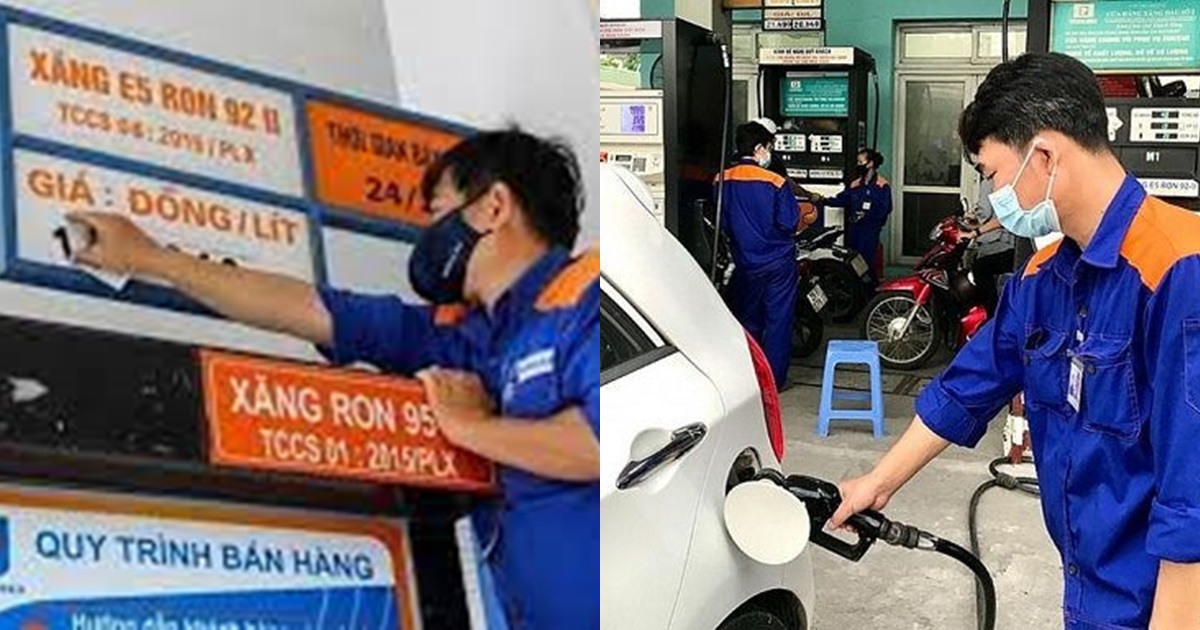 gia xang giam gan 1000 donglit tu chieu nay 1412