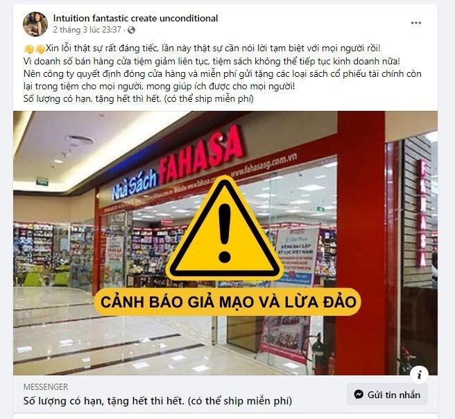 so thong tin va truyen thong tp hcm lien tieng truoc nhung thong tin sai su that ve fahasa duong sach tp hcm 2