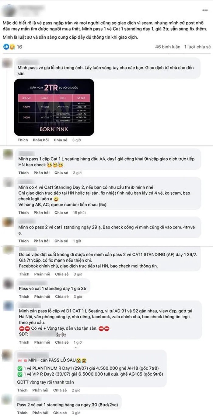 gia ve concert born pink duoc ban re tai svd my dinh khong ai mua anh 1