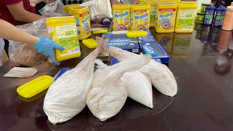 phat hien hon 19 kg nghi ketamin giau trong cac hop cacao van chuyen tu phap ve viet nam phat hien hon 19 kg nghi ketamin giau trong cac hop cacao van chuyen tu phap ve viet nam