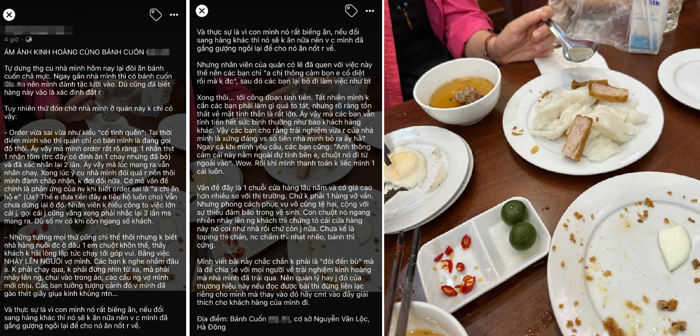 thuc khach to bi chuot nhay len nguoi khi an tai hang banh cuon noi tieng o ha no2 thuc khach to bi chuot nhay len nguoi khi an tai hang banh cuon noi tieng o ha no2