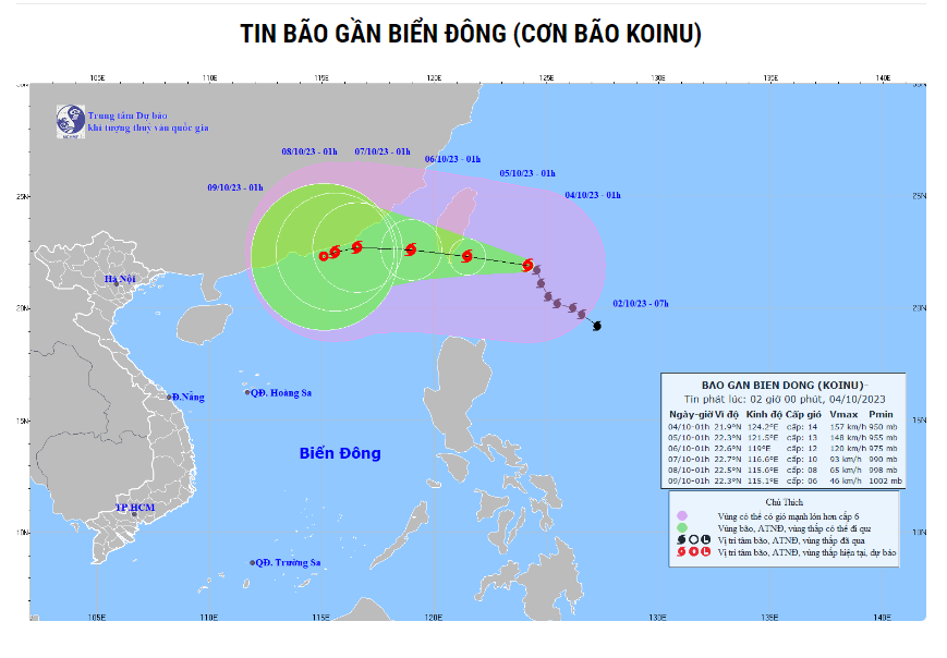 bao koinu giat cap 17 di chuyen theo huong tay bac bao koinu giat cap 17 di chuyen theo huong tay bac