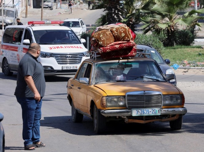 hinh anh nguoi palestine roi bo dai gaza sau tuyen bo cua israel5