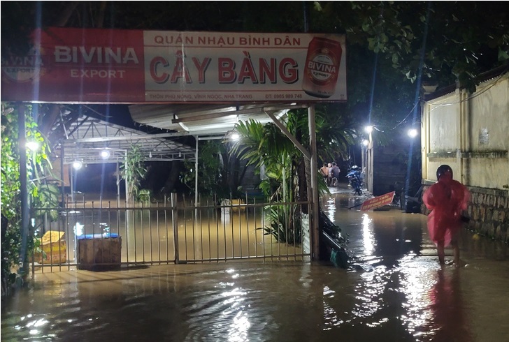 hinh anh nguoi dan khanh hoa quay cuong chay lu ngay trong dem13