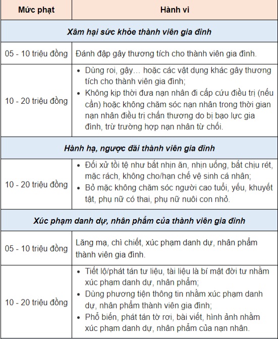 muc xu phat moi nhat doi voi cac hanh vi bao luc gia dinh1