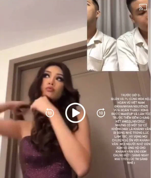 khanh van bi bong ngay truoc gio dien ra chung ket miss universe 2020 2 khanh van bi bong ngay truoc gio dien ra chung ket miss universe 2020 2