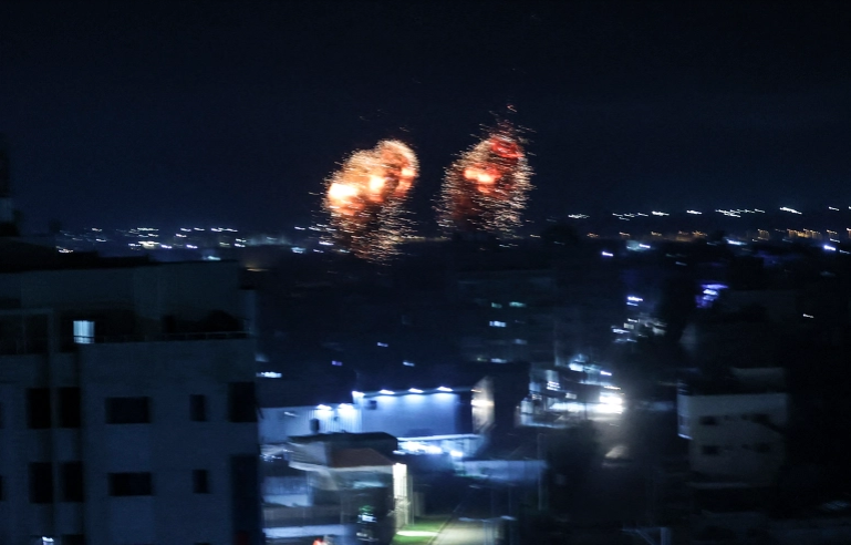 israel tien hanh khong kich dai gaza tuyen bo san sang cho moi kich ban1