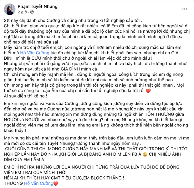 con gai nuoi phi nhung len tieng bao ve me viet tam thu nhan nhu ho van cuong sau loat lum xum1 con gai nuoi phi nhung len tieng bao ve me viet tam thu nhan nhu ho van cuong sau loat lum xum1