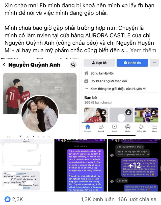 quynh anh vo duy manh len tieng khi bi nhan vien to nhap nhang luong thuong2 quynh anh vo duy manh len tieng khi bi nhan vien to nhap nhang luong thuong2