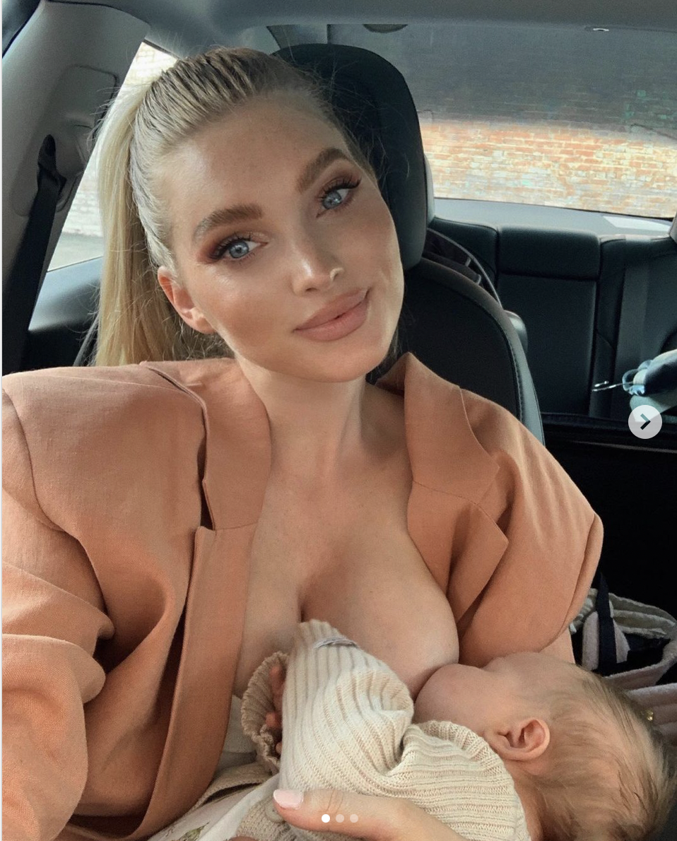 thien than noi y elsa hosk tung anh nude goi cam cung con gai 7 thang tuoi3