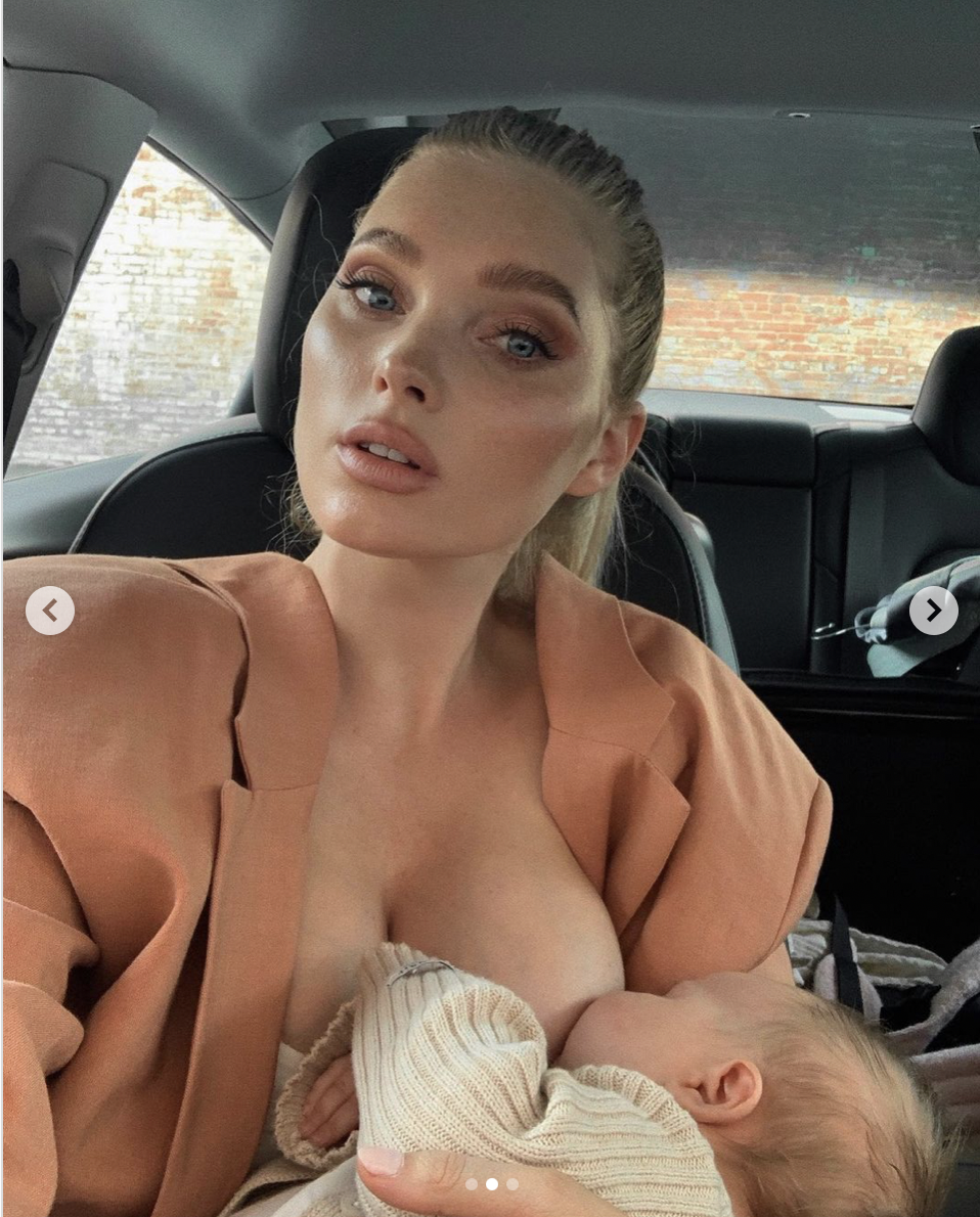 thien than noi y elsa hosk tung anh nude goi cam cung con gai 7 thang tuoi4