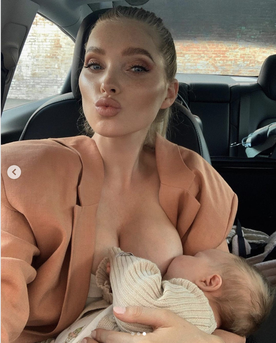 thien than noi y elsa hosk tung anh nude goi cam cung con gai 7 thang tuoi5