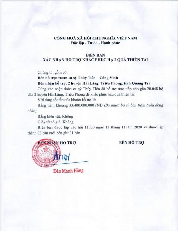 thuy tien khang dinh chi dung duy nhat 1 tai khoan ngan hang de keu goi tu thien2 thuy tien khang dinh chi dung duy nhat 1 tai khoan ngan hang de keu goi tu thien2