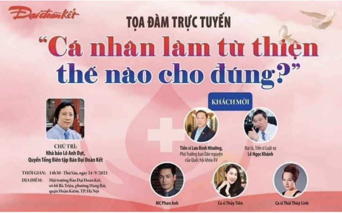 thuy tien khong tham gia toa dam truc tuyen ve tu thien vi li do suc khoe