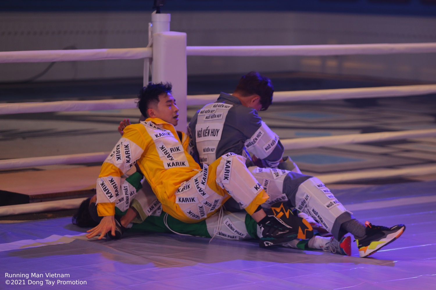 running man vietnam tap 15 vua tro lai karik lan ngoc da lien tuc tha thinh da y ngo t nga o khi ve chung doi2