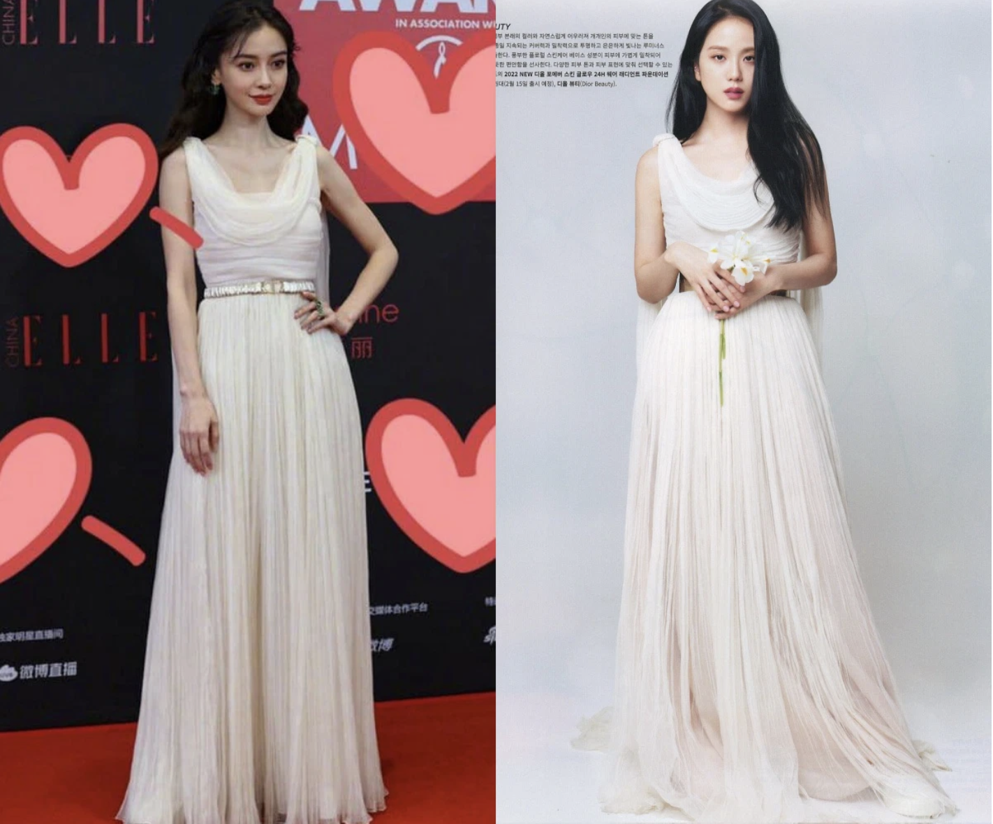 jisoo blackpink nhieu lan dung hang voi angela baby fan dau dau chon ra ai la nguoi dep hon1