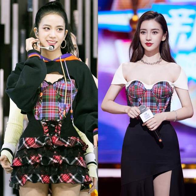 jisoo blackpink nhieu lan dung hang voi angela baby fan dau dau chon ra ai la nguoi dep hon6