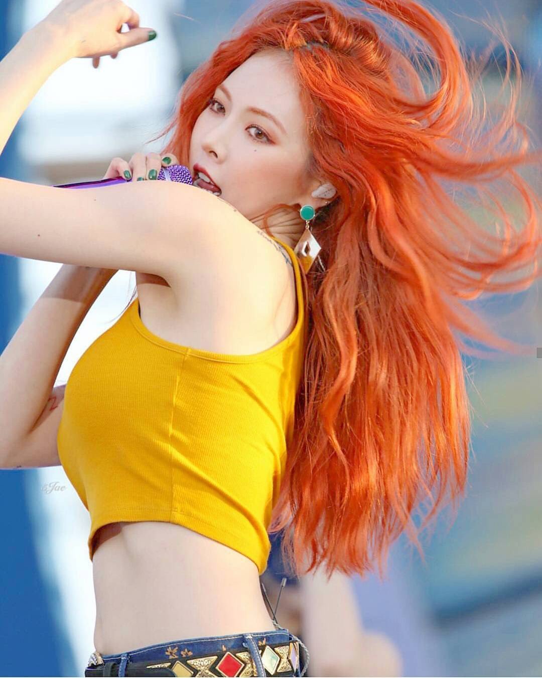 cac ngoi sao k pop toa sang voi toc cam ca tinh nu hoang goi cam huyna ghi diem tuyet doi3 cac ngoi sao k pop toa sang voi toc cam ca tinh nu hoang goi cam huyna ghi diem tuyet doi3