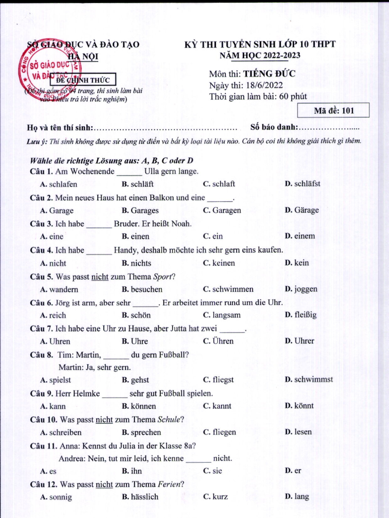 dap an chinh thuc mon tieng han nhat duc phap ky thi tuyen sinh lop 10 o ha noi nam 2022 duc1 dap an chinh thuc mon tieng han nhat duc phap ky thi tuyen sinh lop 10 o ha noi nam 2022 duc1