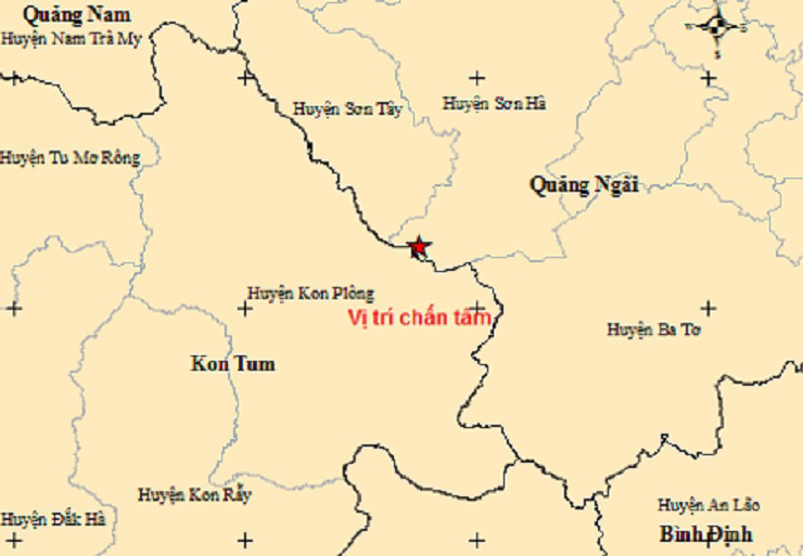 dong dat cuong do lon o quang ngai