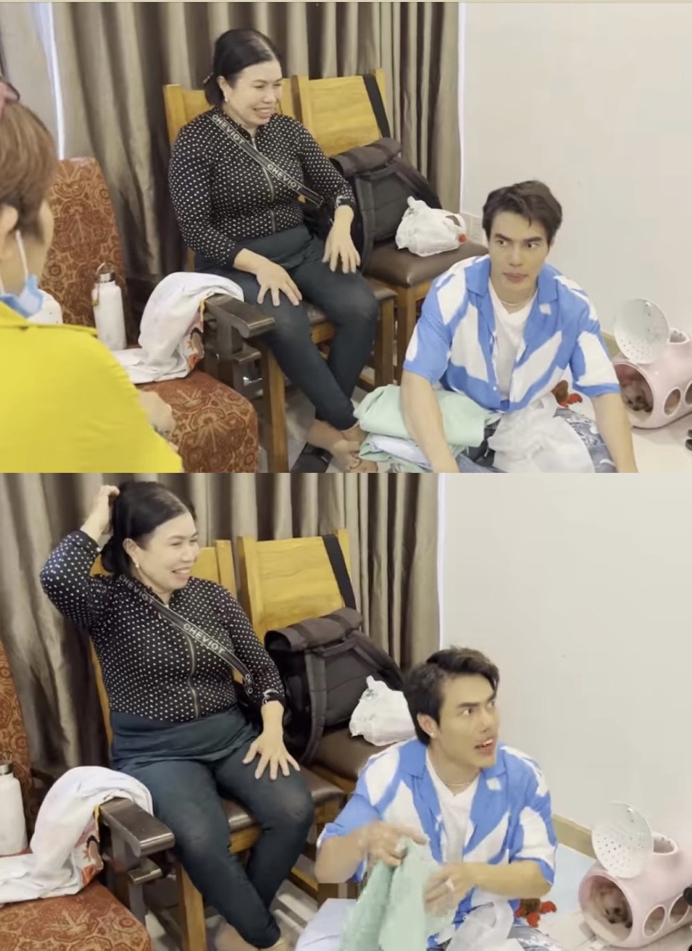 nguoi phu nu luon dong hanh voi le duong bao lam khi quay show 2 ngay 1 dem2 nguoi phu nu luon dong hanh voi le duong bao lam khi quay show 2 ngay 1 dem2