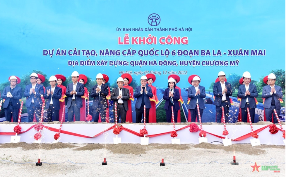 ha noi khoi cong du an cai tao quoc lo 6 anh 1 ha noi khoi cong du an cai tao quoc lo 6 anh 1