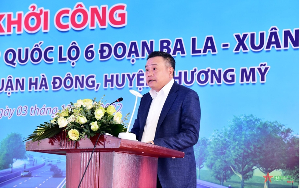 ha noi khoi cong du an cai tao quoc lo 6 anh 2 ha noi khoi cong du an cai tao quoc lo 6 anh 2