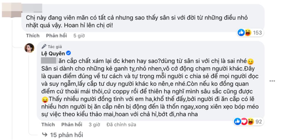 thai do cua le quyen khi bi che san si2